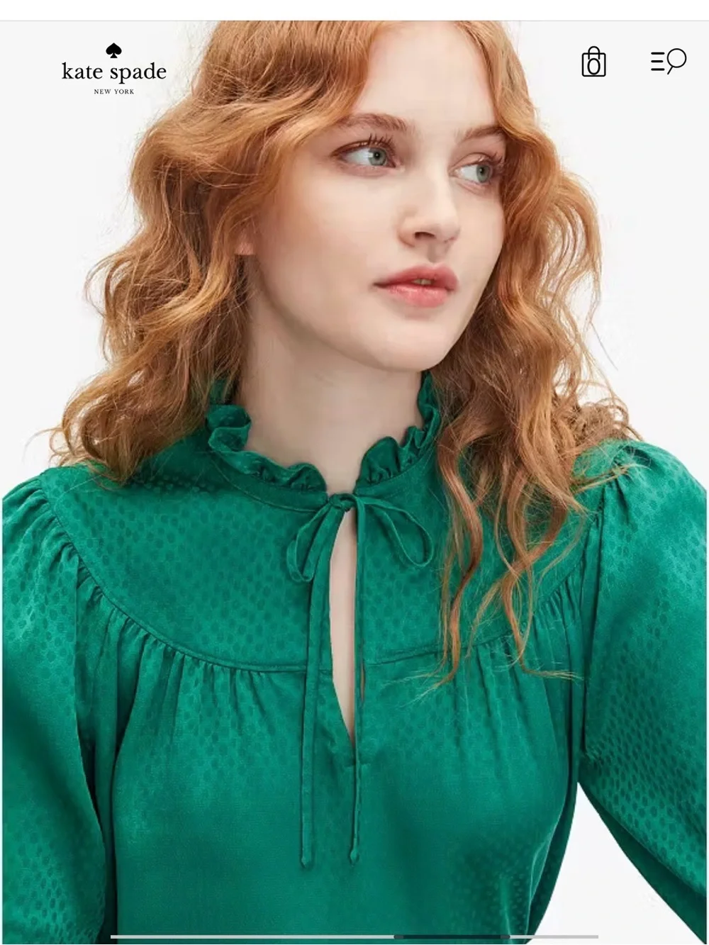 kate spade silky emerald